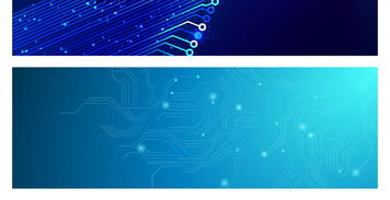 蓝潮涌动的视觉革命 高清网络信息与科技商务Banner图设计素材深度解析